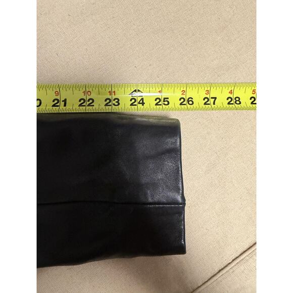 Avanti New York Leather Jacket Womens Small Black Zip Front Genuine Moto Style - Picture 12 of 15